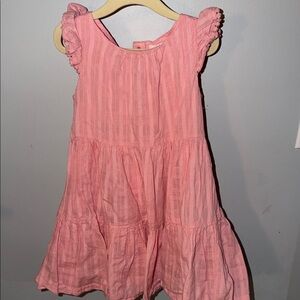Sigrid Olsen Pink Tiered Kids Dress